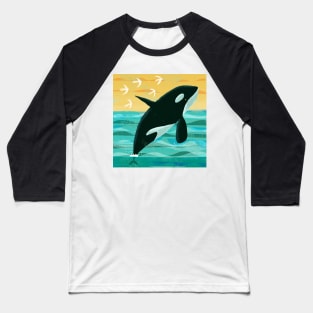 Killer Whale Baseball T-Shirt